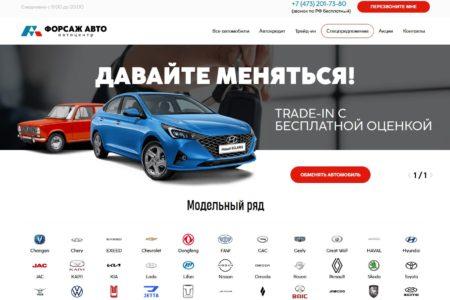 Автосалон Форсаж Авто Воронеж сайт