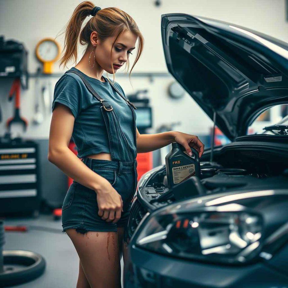 Меняем масло в автомобиле информационная статья на автотематику